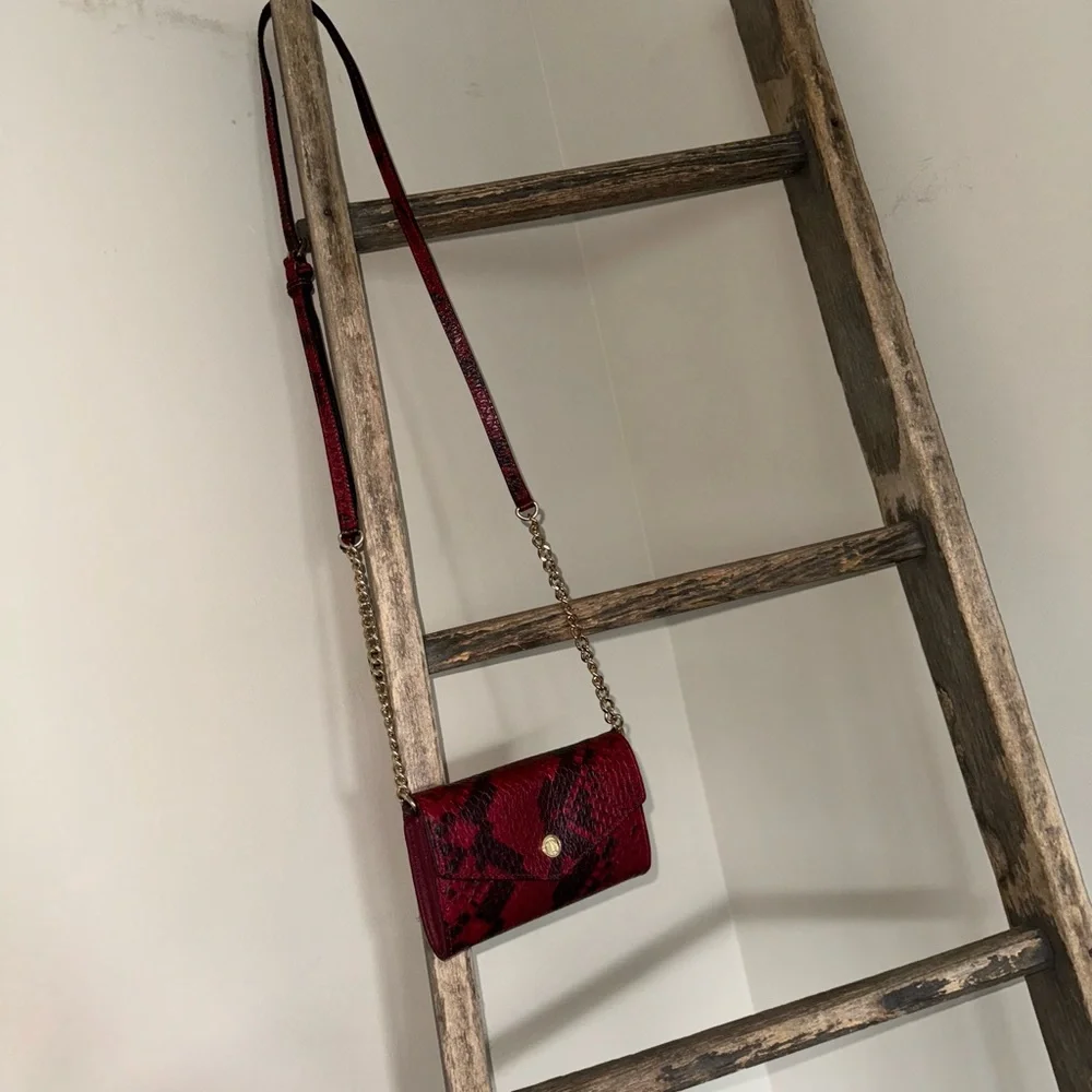 NWOT Michael Kors Python Collection Crossbody with Removable Strap - Picture 2 of 11